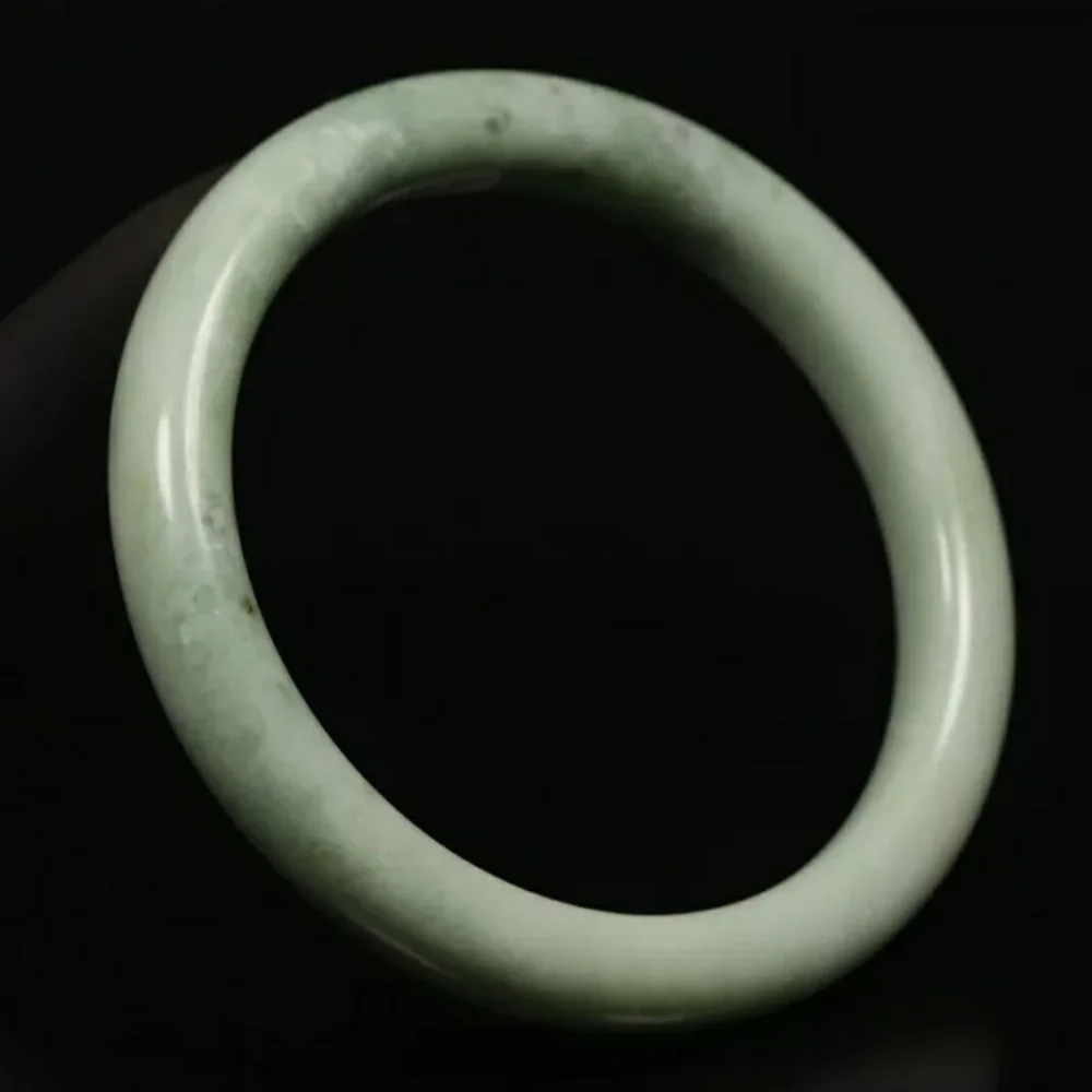 Natural Green Chinese Guizhou Jade Jadeite Quartz Gemstone Bangle Bracelet